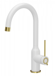 Virtuvinis mai&scaron;ytuvas Quadron INGRID Q LINE 3523500_WHMPVDG1, baltas matinis/aukso