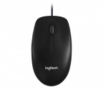 Logitech M100 Laidinė pelė USB-A 1000 DPI, Juoda