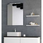 Veidrodis KAME su Garda LED &scaron;viestuvu IP44, judesio sensorius, 60cm pločio,  M21/60-80