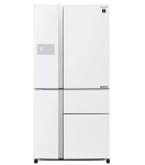 Side by side &scaron;aldytuvas Sharp SJPX830AWH