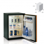 Mini baras Vitrifrigo C420 V TOP CLASS (vie&scaron;bučiams/biurams)