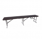 Sulankstomas suolas 180cm, juodas