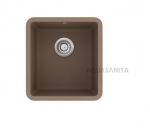 Virtuvės plautuvė Aquasanita Arca SQA101W, 114 (&scaron;viesiai ruda)