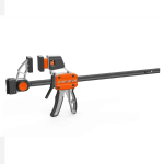 Aliuminis spaustuvas MEDIUM DUTY su jėgos matuokliu 150 mm, Pony Jorgensen