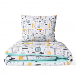 Ankras patalynė 2 d 135/100 40/60 miestas žydras