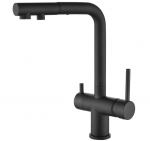 Plautuvės mai&scaron;ytuvas su i&scaron;traukiama žarna ir jungtimi filtruotam vandeniui Helika Akvaduo Plus 2683, juodas 601