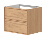 Spintelė po stalvir&scaron;iu Kame HOME, BUC/6-3DR/N05-HM, 60 cm, Natūralaus ąžuolo faneruotė