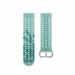 COROS 22 mm Night Climber silikoninis dirželis - žalsvai mėlynas