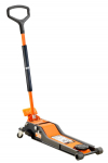 Hidraulinis keltuvas ant ratukų 1t, žemas įėjimas: min 70mm, max 610mm, ilgis 960mm