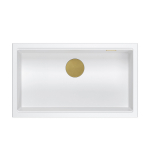 Virtuvės plautuvė Quadron Logan 110, HQD7644U1_PVDG1_U, balta
