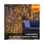 Lempučių užuolaida (girlianda) PROLED IP67 8x2 m