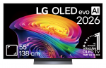 Televizorius LG OLED evo AI C6 4K Smart TV 2026, OLED55C61LA