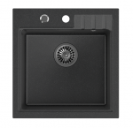 Virtuvinė plautuvė Quadron PETER 110 HCQP5052CZK, juoda