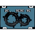 Vandens nuleidimo mygtukas Geberit Sigma21, 115.651.00.1, individualus pasirinkimas