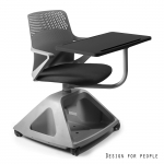 Mobili kėdė darbui Unique ROVER 2 - BL418 BLACK