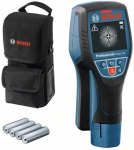 Sienų skeneris Bosch D-tect 120, &plusmn; 10 mm, 120 mm, 4x1.5V, AA1
