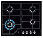 Įmontuojama dujinė kaitlentė Electrolux 600 Slim line, EGS6436K, 60 cm