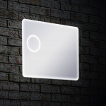 Veidrodis Blu Mondo su LED ap&scaron;vietimu, 85x65cm, BDV101856520100