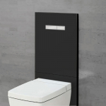 Vandens nuleidimo plok&scaron;tė Tece lux 9650004, juoda/chromas
