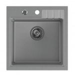 Virtuvinė plautuvė Quadron PETER 110 HCQP5052SZK, pilka