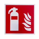 Gaisrinės saugos ženklas, 0.135 m x 13.5 cm