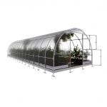 Arkinis &scaron;iltnamis KLASIKA TUBE 3x12 m, 36 m2, 6 mm danga