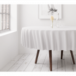 Apvali staltiesė Restly Balta D220