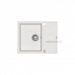 Virtuvės plautuvė Aquasanita Tesa SQT102AW, 710 (balta)