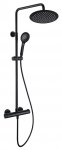 Termostatinė du&scaron;o sistema Rubineta OLO (BK) + THERMO-15 (BK), 625038