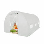 &Scaron;iltnamis su armuota plėvele, 7 m2, 2 x 3,5 m, baltas