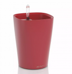 Vazonas su savaiminio drėkinimo sistema LECHUZA MINI-DELTINI, 14946, skaisčiai raudona matinė