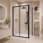 Du&scaron;o kabina CITY Asti 120x100 black
