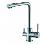 Virtuvinis mai&scaron;ytuvas su vandens filtro pajungimu Blue Water Amanda, chromo spalvos