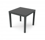 Lauko stalas Progarden Bali, pilkas, 78 cm x 78 cm x 72 cm