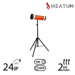 Pastatomas Infraraudonųjų spindulių &scaron;ildytuvas Heatum H2000 OPTIM su trikoju stovu