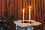 HOFATS SQUARE CANDLE žvakių laikiklių rinkinys, aukso, 4 vnt.