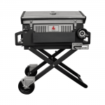 Kepsninė - grilis, 139x57x100 cm, su ketaus grotelėmis