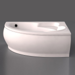 Akmens masės vonia Vispool Marea 170X110, 112010 (kairė)