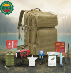 72h i&scaron;gyvenimo kuprinė &scaron;eimai, chaki