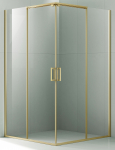 Du&scaron;o kabina AW1142 90x90 GOLD skaidri be pado