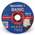 SPECIALIST+ metalo pj. diskas BASIC, 125x1.6x22 mm