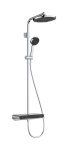 Du&scaron;o komplektas Hansgrohe Activera S Showerpipe 240 1jet EcoSmart+, ShowerTablet Select 360 Varia, 28639000, Chrome