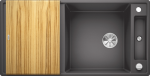 Plautuvė Blanco AXIA III XL 6 S 523501, akmens pilka (su medine lentele)
