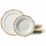 Porcelianinis lėk&scaron;čių rinkinys Ritzenhoff & Breker Elba, 12 dalių