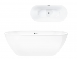 Akrilinė vonia Corsan E041L Olvena 160x76cm