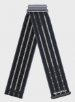 COROS 22 mm nailoninis dirželis - Black Crystal
