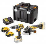 Akumuliatorinių įrankių komplektas DeWALT DCK2080P2T 18V 2x5.0Ah