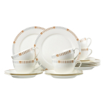 Porcelianinis indų rinkinys kavai Ritzenhoff & Breker Elba, 18 dalių