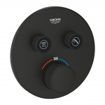 Vir&scaron;tinkinė du&scaron;o mai&scaron;ytuvo dalis Grohe GROHTHERM SMARTCONTROL 29507KF0, phantom black
