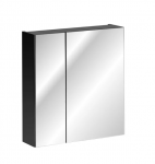 Vonios spintelė su veidrodžiu Comad SANTA FE BLACK 84-60-A-2D